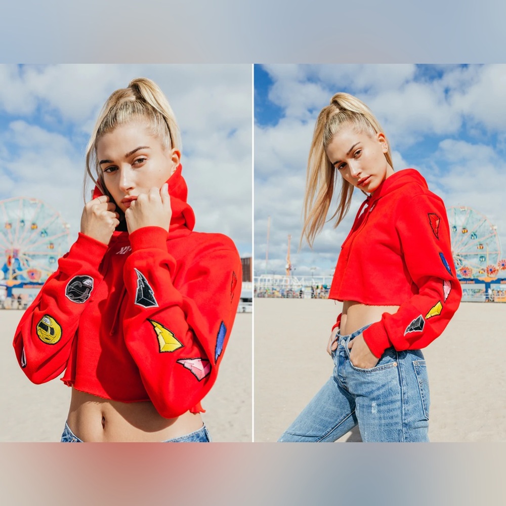 Kith X Power Rangers Cropped Hoodie